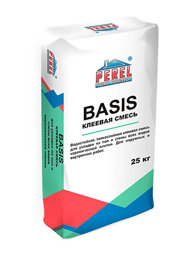 Perel BASIS C0, клей для плитки, 25 кг