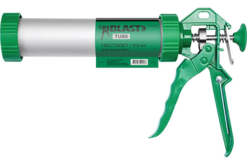 Пистолет для герметика алюминиевая туба, 310 мл, Blast Tube