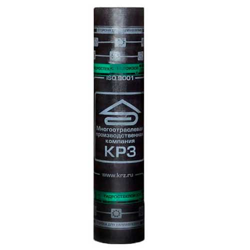 Гидростеклоизол ЭКП 4,5 (10 кв.м.) рулонная кровля, 1х10м, КРЗ