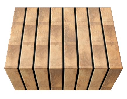 Перемычка фасадной термопанели Аляска Retro brick masala, 60 мм