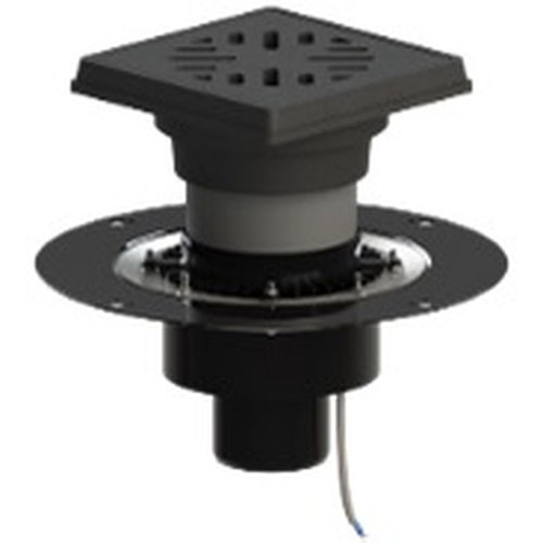 ТП-616.1.110/В Трап дворовый до 15 т, регулируемый, с чугунной решеткой и битумным полотном 110 мм