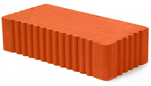 Кирпич строительный полнотелый рифленый М-300