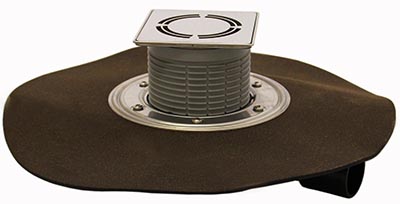 Трап для внутренних помещений HL510NH-3127 с гидроизоляционным полотном