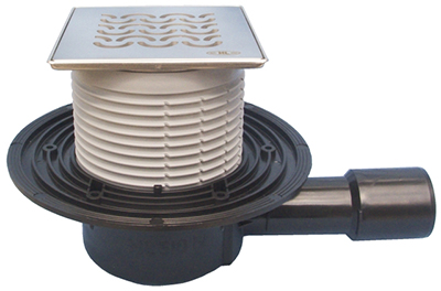 Трап для внутренних помещений HL510NPr-3121 DN40/50 с решеткой HL3121