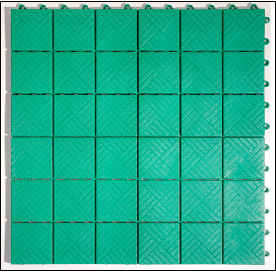 Напольное покрытие Модуль зеленое, Стандартпарк