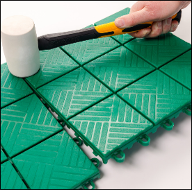 Напольное покрытие Модуль зеленое, Стандартпарк