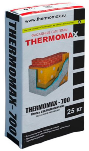Смесь сухая ремонтная THERMOMAX-700, 25 кг