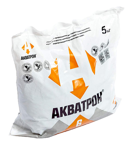 Гидроизоляция пластичная АКВАТРОН-6П, мешок 5 кг