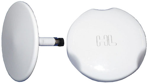 Видимые части с белым покрытием HL555N.3 для  HL555N.0 и HL555N.L.0