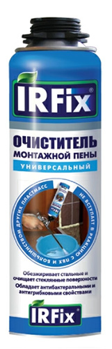 Очиститель монтажной пены универсальный, 500 мл, IRFix