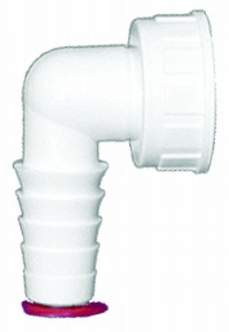 Соединительное колено HL19.0 для стиральной или посудомоечной машины 1" х3/4", плоское уплотнение