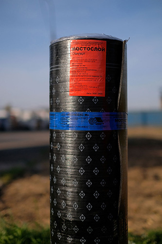 Рулон кровельный гидроизоляционный МОСТОСЛОЙ Стандарт спец ТПП, 1х10 м, Изофлекс-М