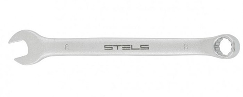 Ключ комбинированный CR-V 9 мм матовая полировка, STELS