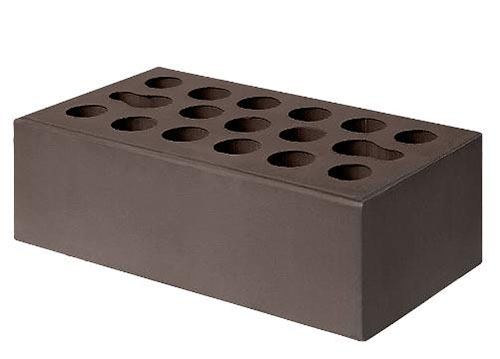 Облицовочный кирпич полуторный, М-150,120x250x88, коричневый