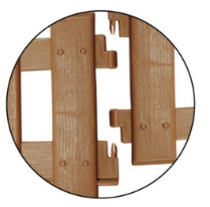 Садовое ограждение Палисадник белое, Стандартпарк