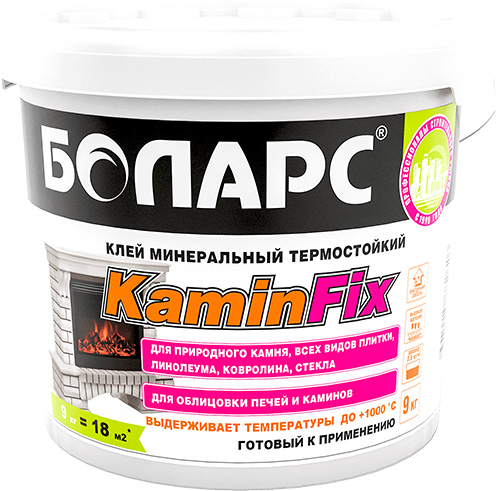 Клей KaminFix, 9 кг, ведро, БОЛАРС