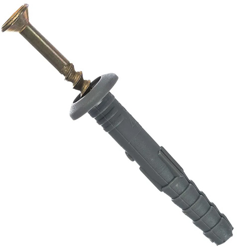 Дюбель-гвоздь с бортиком SM-G 6х60 мм, 200 шт/уп., Tech-KREP