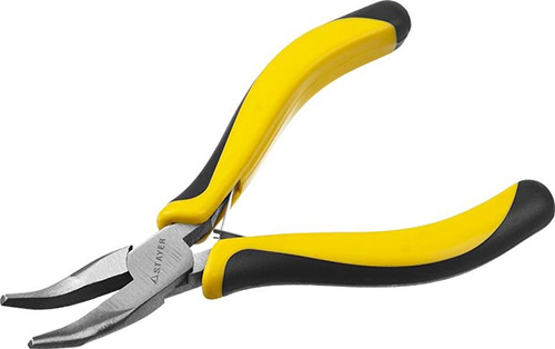 Длинногубцы изогнутые 6, STAYER