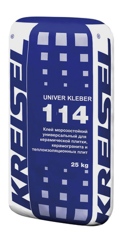 Морозостойкий универсальный клей KREISEL UNIVER KLEBER 114, 25 кг
