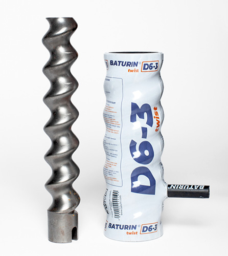 Шнековая пара D6-3 twist BATURIN