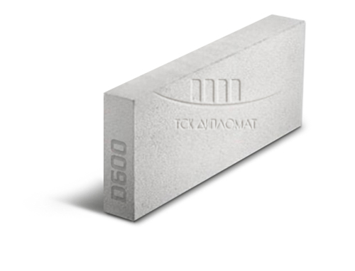 Cubiblock Блок D600 B5,0 F100 625x100x250 газобетонный перегородочный