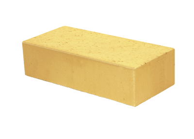  Огнеупорный кирпич одинарный ША 8, ,124x250x65, желтый