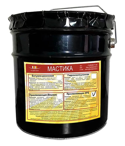 Мастика Приклеивающая XPS, 20 кг, ведро, ТСК Дипломат