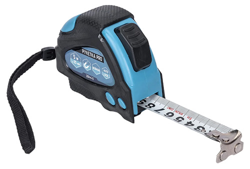 Рулетка нейлон 5х25 мм + автостоп, Vertextools