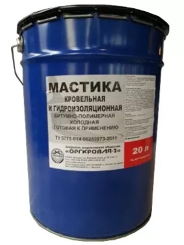 Мастика холодная битумно-полимерная, 20 л