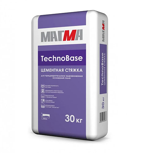 Цементная стяжка «TechnoBase», Магма, 30 кг