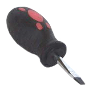 Отвертка шлицевая с двухкомпонентной ручкой 6,0х38 мм