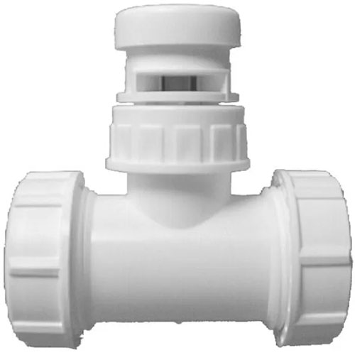 HL902T/40 Воздушный клапан с тройником (2-е конусные гайки) DN40х1"