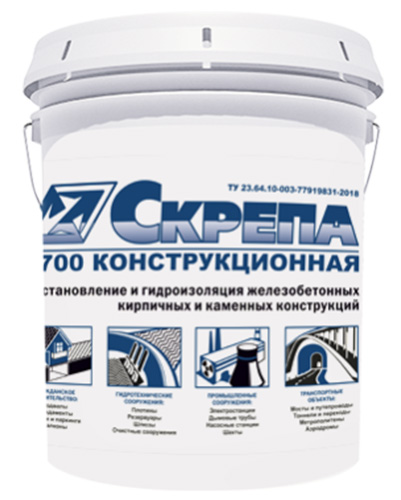Скрепа М700 конструкционная, ведро, 25 кг