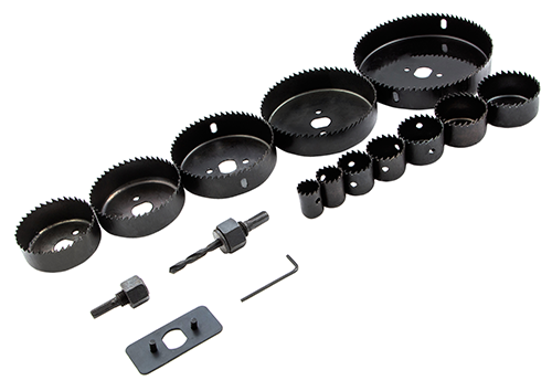 Набор коронок по дереву 19-127 мм, 16 шт., Matrix