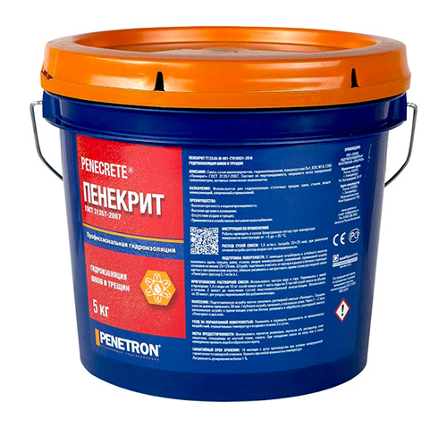Пенекрит, ведро 5 кг