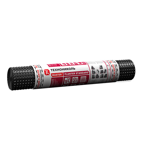 Профилированная мембрана PLANTER Standard 20х2 м, (40 м² рулон) 