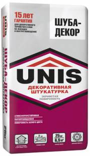 Штукатурка декоративная "Шуба-декор" Unis (Юнис), 25 кг