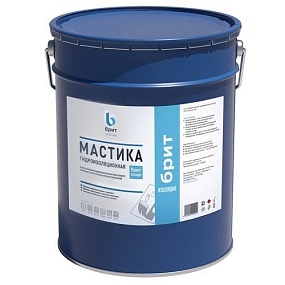 Мастика битумно-эмульсионная латексная «Брит» Изоляция-В, 30кг