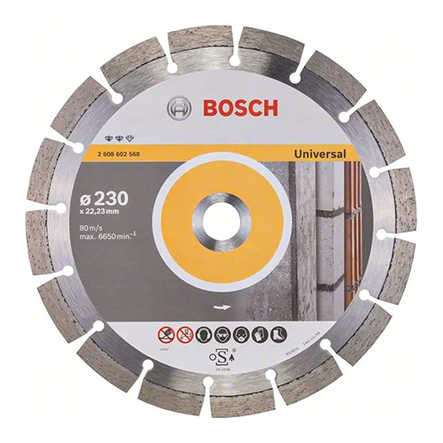 Диск алмазный универсальный Bosch expert 230x22\20 мм, 2608602798