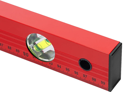 Уровень алюминиевый 3 глазка 1000 мм