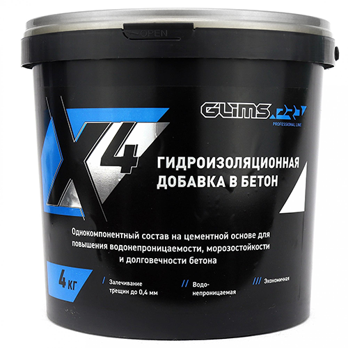 GLIMS PRO WP X4 добавка в бетон