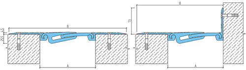 Деформационный шов ДША.ТС–0/155, Аквабарьер