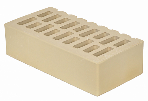 Облицовочный кирпич одинарный, М-150,120x250x65, желтый