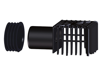 Листвоуловитель HL068.1Safe для аварийного водоотведения