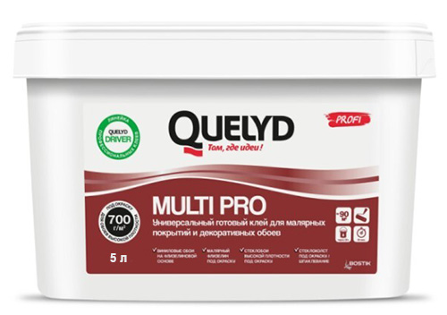 QUELYD клей готовый универсальный MULTI PRO, 5 л