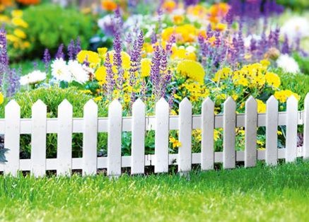 Садовое ограждение Палисадник зеленое, Стандартпарк