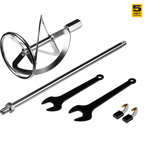 Миксер МР-1400-2 строительный, 2-скоростной, 1400 Вт, 13 Нм, 0-620 / 0-810 об/мин, М14 патрон, перемешивание вверх/вниз, ЗУБР Экперт