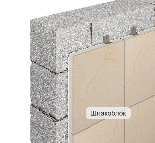 Фасадная панель ОМНИФАКТОР, темный гранит, 900х600х35 мм, 0,54 м2, Кералайт