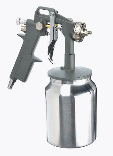 Краскораспылитель с металлическим бачком