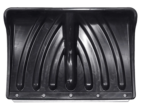 Лопата снеговая Крепышок с оцинкованной планкой 440х315 мм без черенка